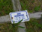 HENDRICKS Anie 1957-2013
