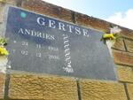 GERTSE Andries 1958-2016