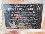 CACHET René, LION 1939-2014