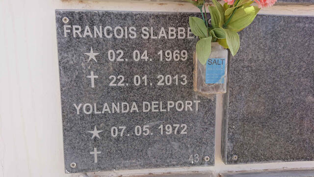 SLABBERT Francois 1969-2013 & Yolanda DELPORT 1972-
