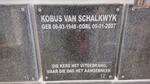 SCHALKWYK Kobus, van 1948-2007