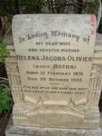 OLIVIER Helena Jacoba nee BOTHA 1891-1935