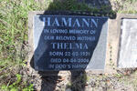 HAMANN Thelma 1921-2006
