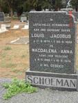SCHOEMAN Louis Jacobus 1874-1958 & Magdalena Anna HECHTER 1895-1979