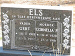 ELS Gert 1918-1982 & Cornelia F. 1920-1981