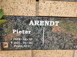 ARENDT Pieter 1945-2021