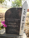 MERWE Lukas Cornelius, van der 1953-2008