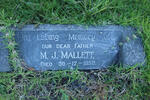 MALLETT M.J. -1950