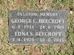 BEECROFT George C. 1914-1984 & Edna S. 1920-2019 