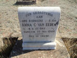 EEDEN Anna C., van 1857-1946