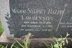 LAWRENSON Sidney Ralph 1870-1949 & Ethel Mary 1874-1954