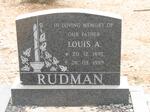 RUDMAN Louis A. 1897-1989