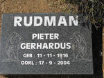 RUDMAN Pieter Gerhardus 1916-2004