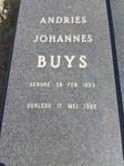 BUYS Andries Johannes 1893-1982