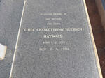 HAYWARD Ethel Charlotte nee HUEBSCH 1913-2004