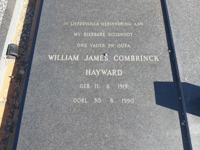 HAYWARD William Charles Combrinck 1919-1990