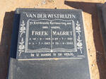 WESTHUIZEN Freek, van der 1915-1997 & Magriet 1921-2005
