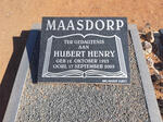 MAASDORP Hubert Henry 1923-2005