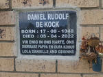 KOCK Daniel Rudolf, de 1948-2022