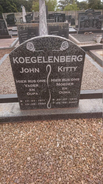 KOEGELENBERG John 1911-1994 & Kitty 1910-2007