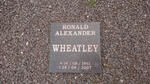 WHEATLEY Ronald Alexander 1961-2007