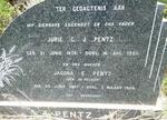 PENTZ Jurie C.J. 1878-1950 & Jacoba E. DE NECKER 1887-1958