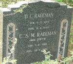 RADEMAN D.C. 1887-1950 & C.S.M. STEYN 1885-1958