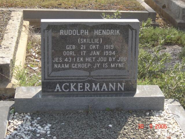 ACKERMANN Rudolph Hendrik 1919-1994