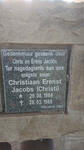 JACOBS Christiaan Erenst 1984-1988