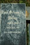 MULLER Elsie Petronella nee OLIVIER 1908-1967