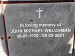 WELCHMAN John Michael 1920-2021
