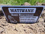 MATIWANE Xoxi Braveman 1952-2021
