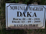 DAKA Nowinile Magredi 1921-2009