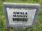 MABOY Gwala 1964-2005