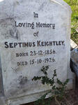 KEIGHTLEY Septimus 1856-1926