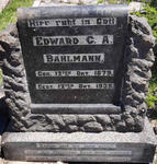 BAHLMANN Edward C.A. 1879-1935