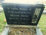 MATTIG William 1874-1953