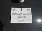ADRIAANSE Cynthia May 1943-2019