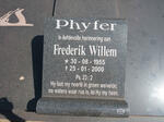 PHYFER Frederik Willem 1955-2000