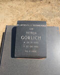 GORLICH Patricia 1946-1992