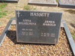 HASSETT James Harold 1944-2010 & Anna Wilhelmina DU TOIT 1944-2007
