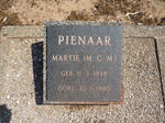 PIENAAR M.C.M. 1898-1990