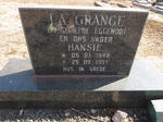 GRANGE Hansie, la 1948-1997