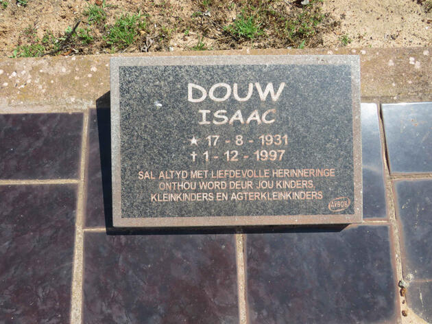 DOUW Isaac 1931-1997