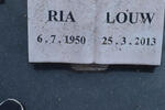 LOUW Ria 1950-2013