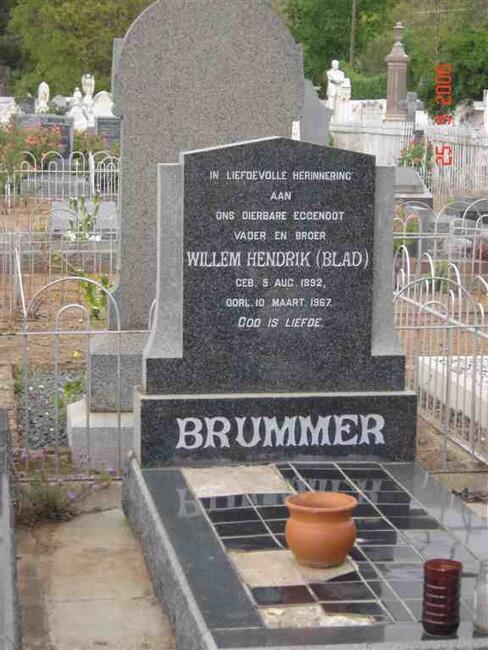 BRUMMER Willem Hendrik 1892-1967