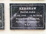 KERSHAW David John 1945-2016