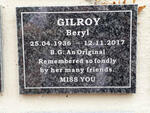 GILROY Beryl 1936-2017