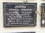 KRUGER Janina, LIDDELL 1972-2020
