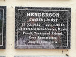 HENDERSON Judith 1932-2018
